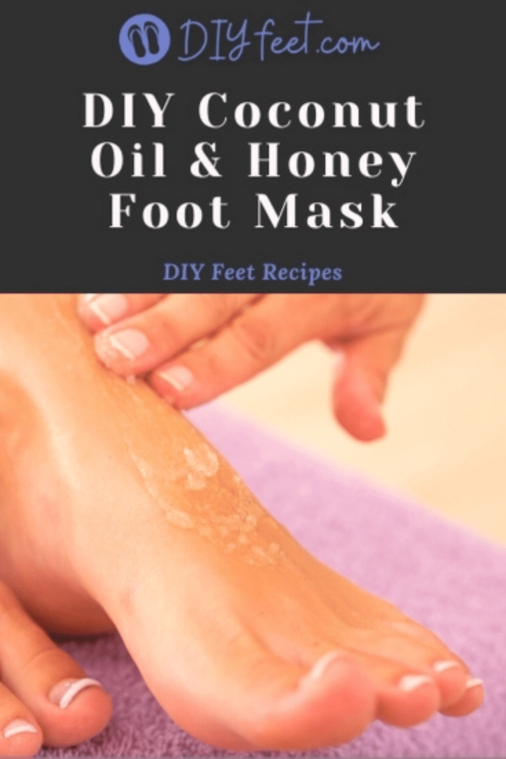 coconut oil foot mask treatment